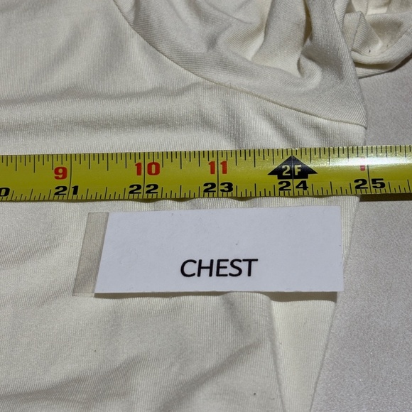 Talbots Long Sleeve Knit 2-Layer Top Blouse 2X Ruched Office Modest Minimalist - Picture 10 of 12